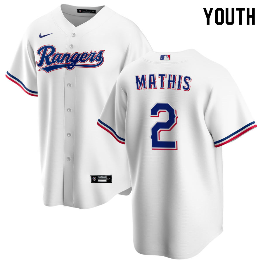 Nike Youth #2 Jeff Mathis Texas Rangers Baseball Jerseys Sale-White